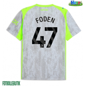 Manchester City Phil Foden #47 Tredje Tröja 2025-26 Kortärmad